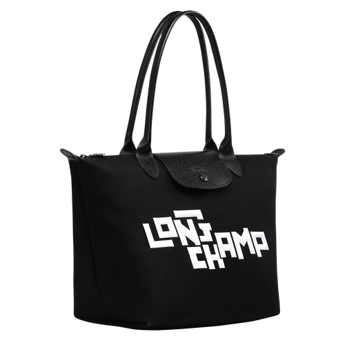Sac porté épaule, Noir/Blanc - Vue 2 de 3 Sac porté épaule, Noir/Blanc, hi-res - Vue 2 de 3