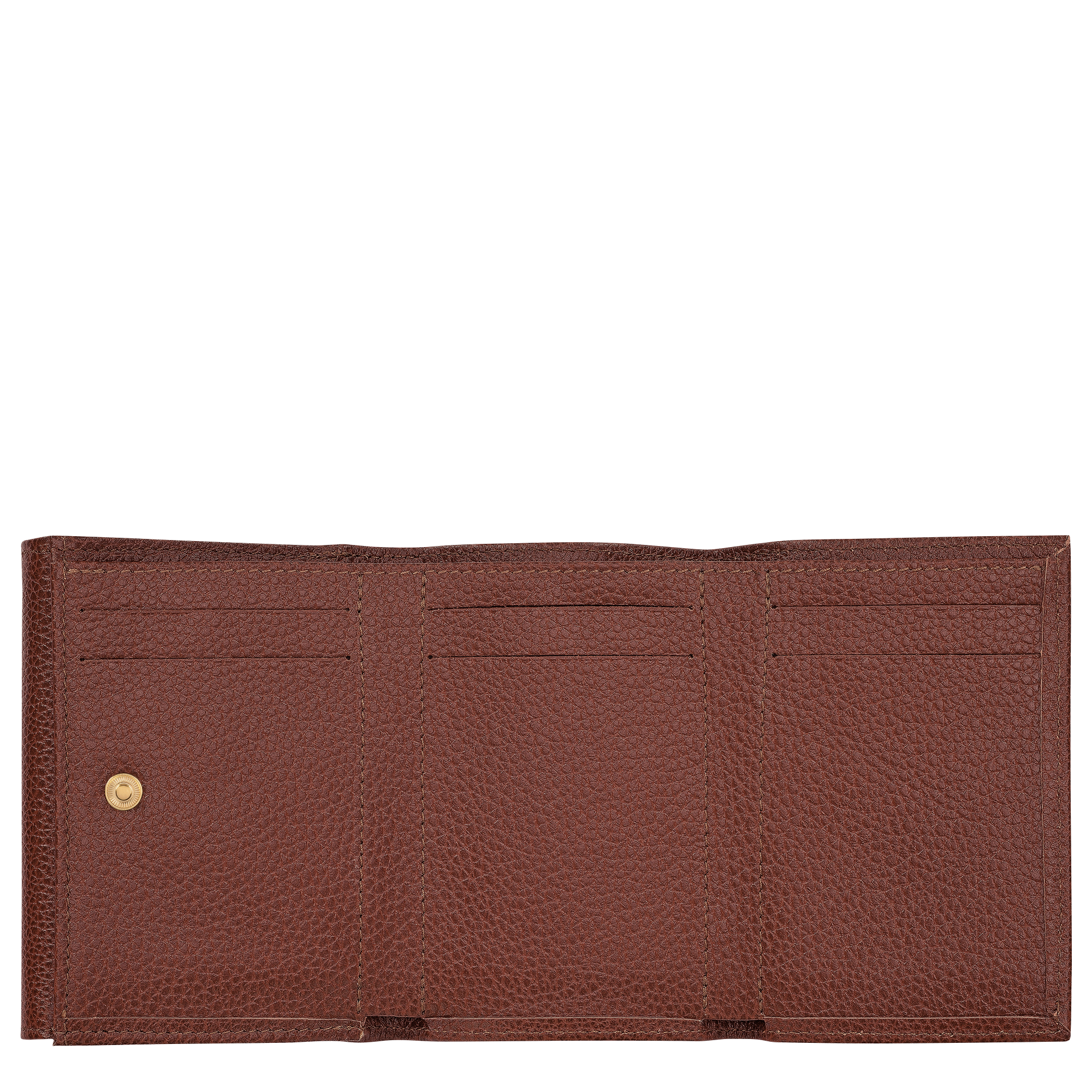 Le Foulonn&eacute; Kompakte dreifach-Geldb&ouml;rse, Kaffee