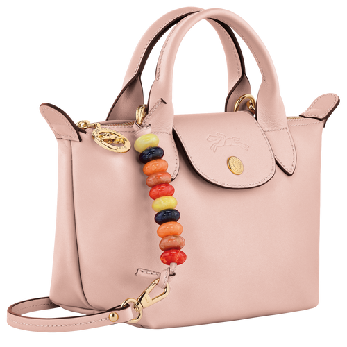 Le Pliage Xtra XS Handbag , Nude - Leather - View 3 of  5