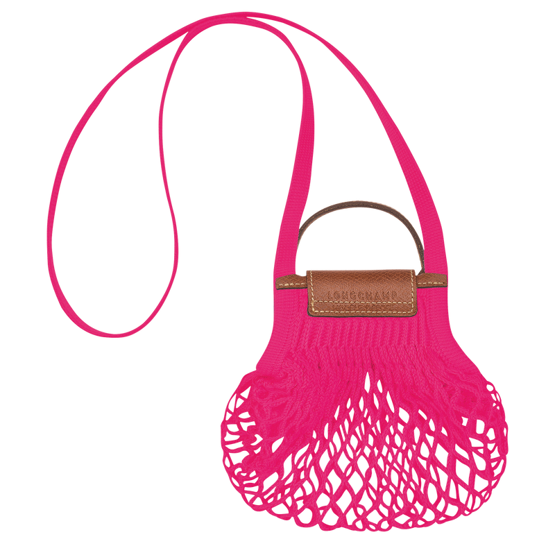 Longchamp Le Pliage Filet XS Mesh bag Pink - Canvas