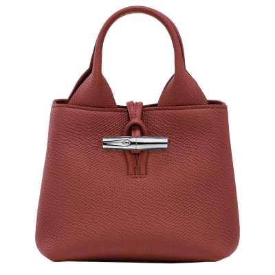 Sac à main XS Le Roseau , Cuir - Châtaigne
