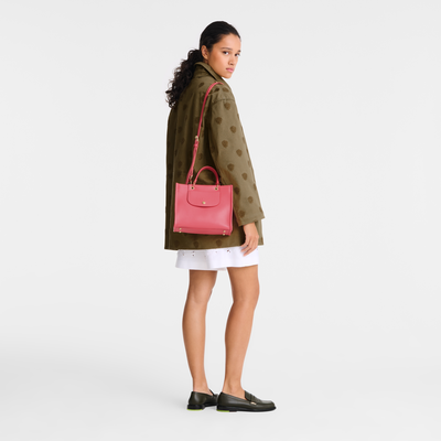 Cabas Longchamp 手提包 S , 暈紅色 - 皮革
