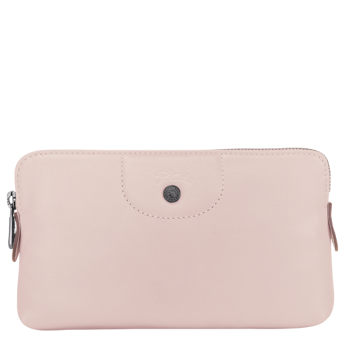 Pouch Le Pliage Cuir Pale pink (L4549757P53) | Longchamp US Pouch Le Pliage Cuir Pale pink (L4549757P53) | Longchamp US