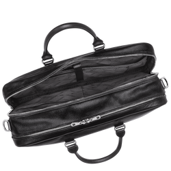 Le Foulonné Briefcase L, Black