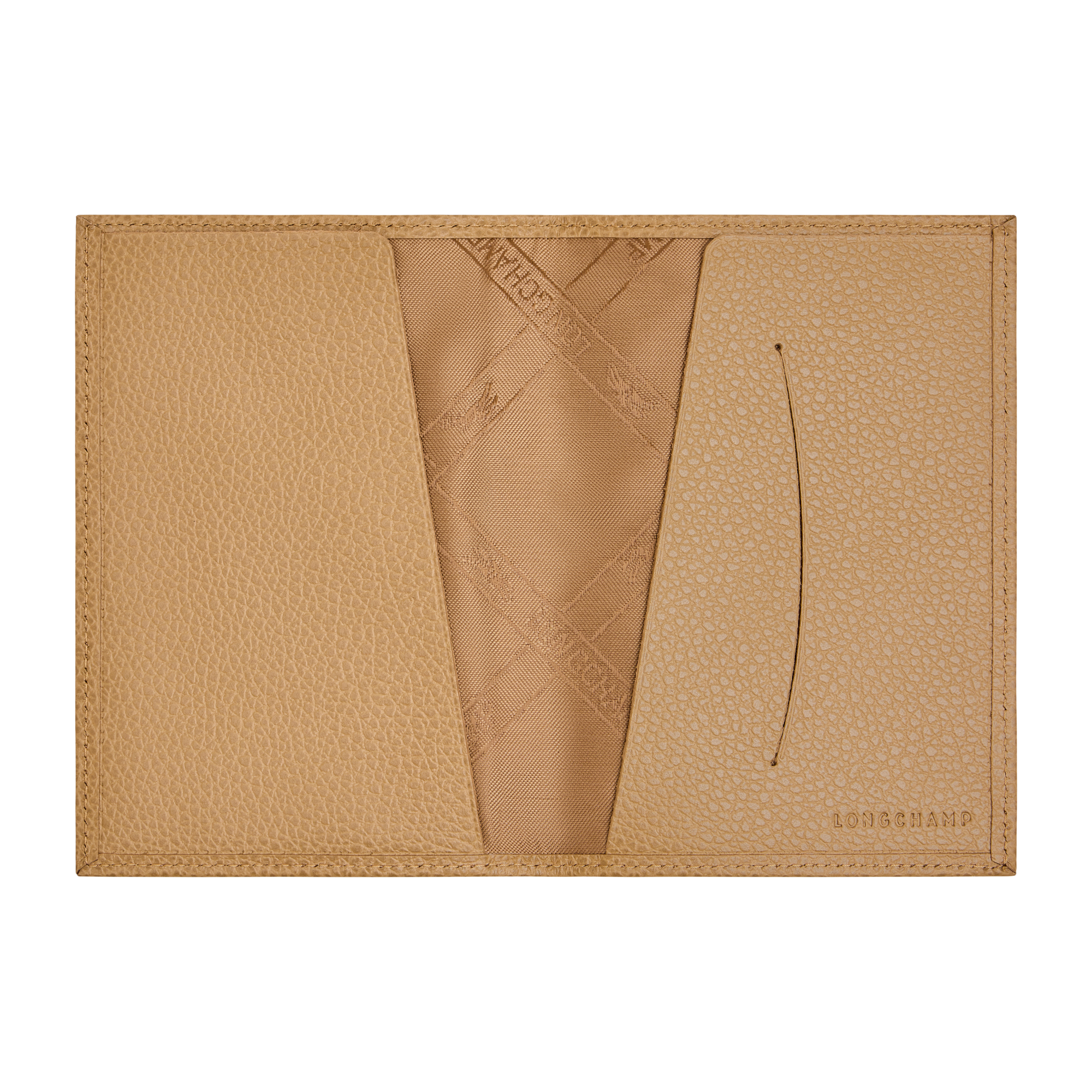 Le Foulonn&eacute; Passport cover, Biscuit