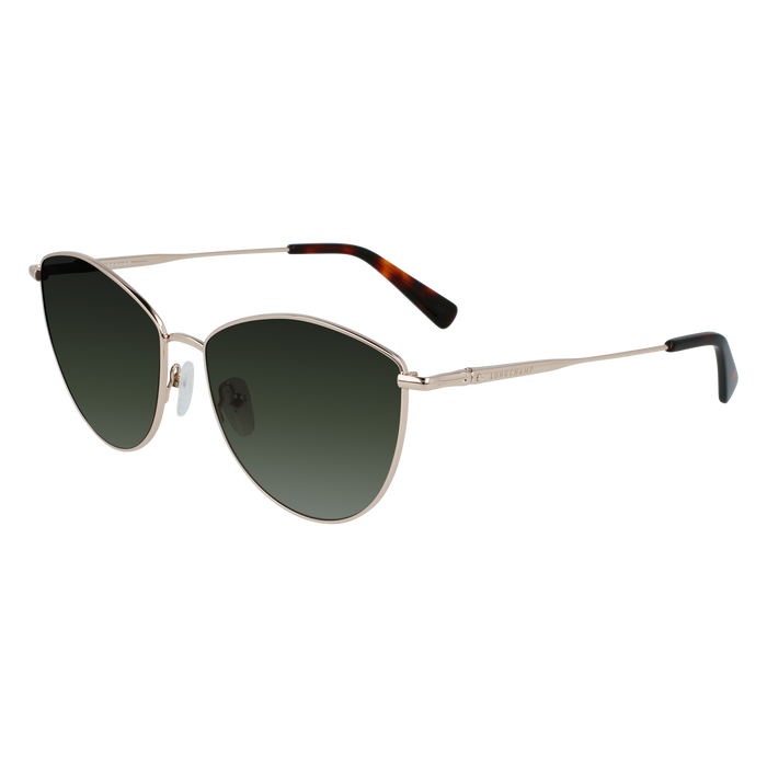 Spring/Summer Collection 2022 Sunglasses, Rose Gold/Green