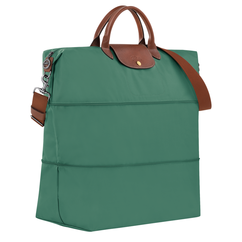 Le Pliage Original Travel bag expandable , Sage - Recycled canvas  - View 3 of  7