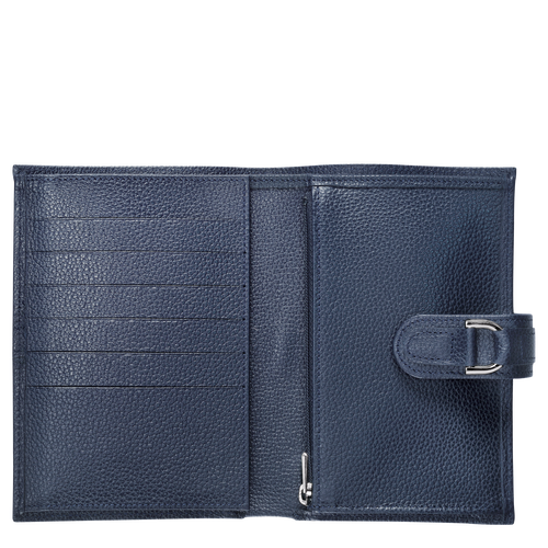 Compact wallet, 556 Navy Compact wallet, 556 Navy, hi-res