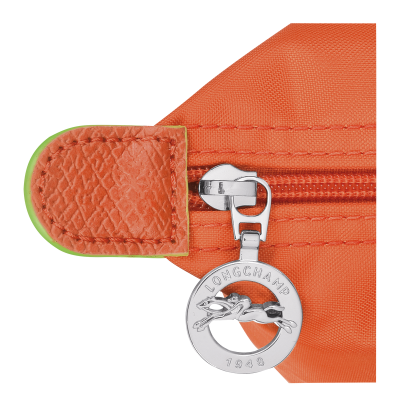 Le Pliage Green 手提包 S , 橘紅色 - 再生帆布  - 查看 5 6