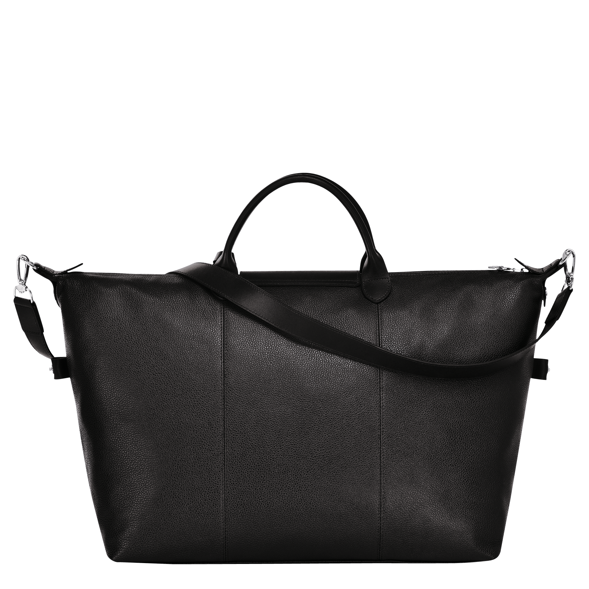 Le Foulonné XL Travel bag Black - Leather | Longchamp US Le Foulonné XL Travel bag Black - Leather | Longchamp US