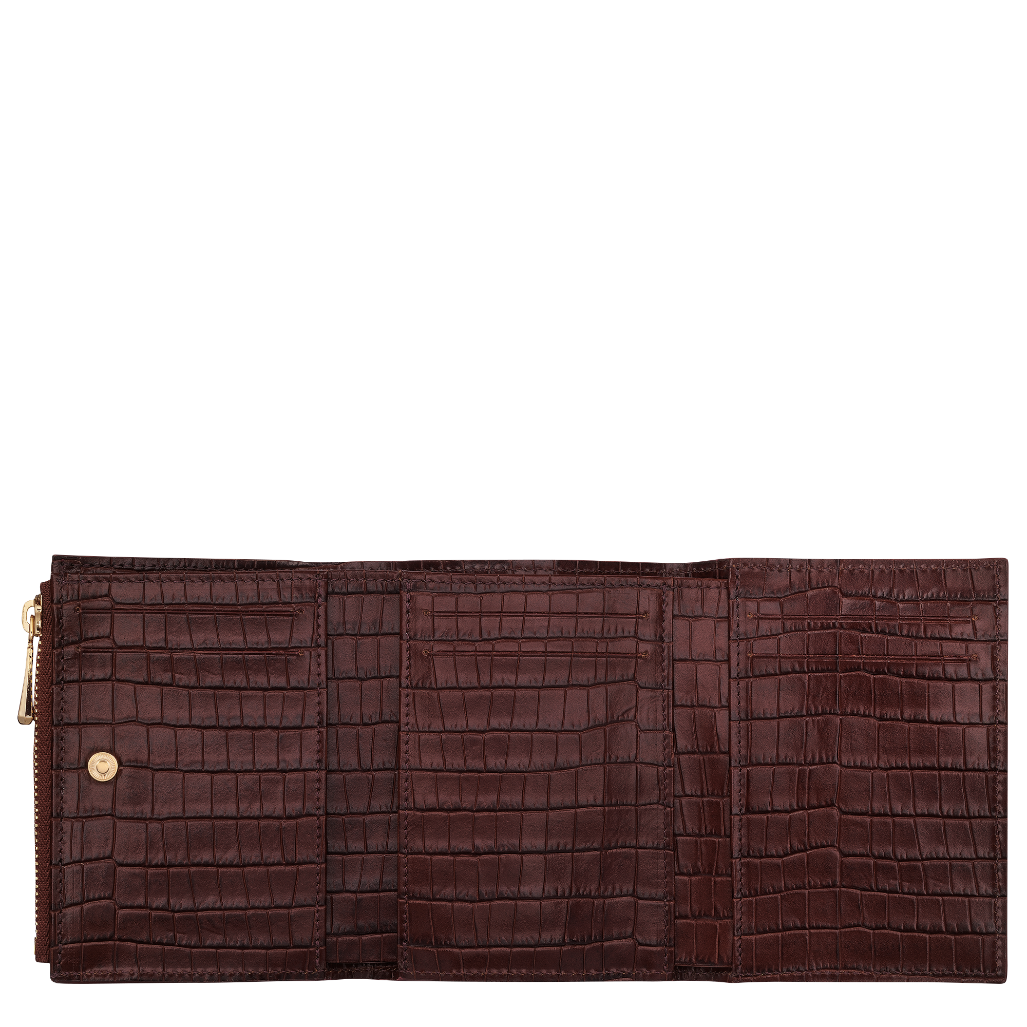 Compact wallet, Mocha - View 3 of
3 - zoom in Longchamp Pocket Compact wallet, Mocha
