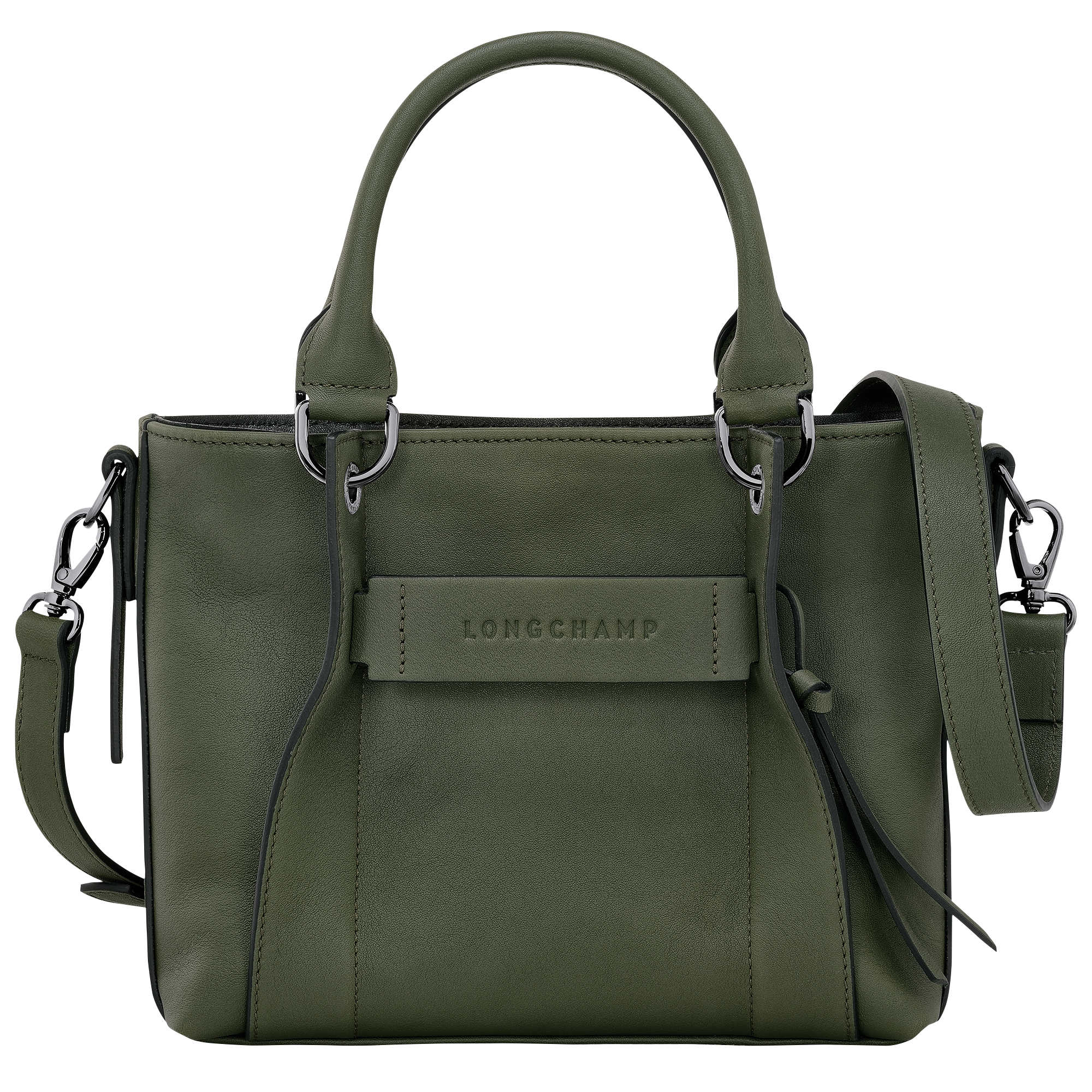 Longchamp 3D Handtasche S, Khaki