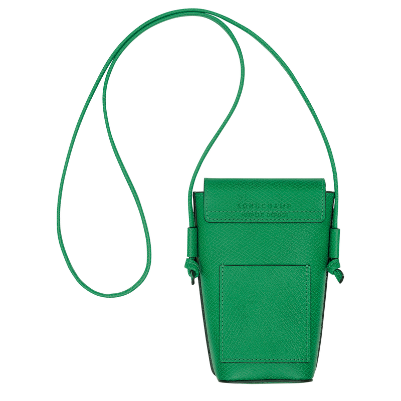 Portemonnaie mit Lederband Épure , Leder - Grün  - Ansicht 4 von 4