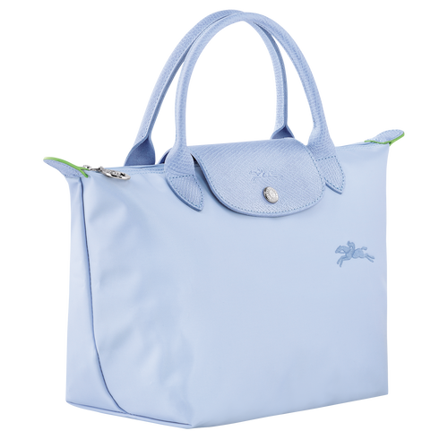 Le Pliage Green S Handbag , Sky Blue - Recycled canvas - View 3 of 6