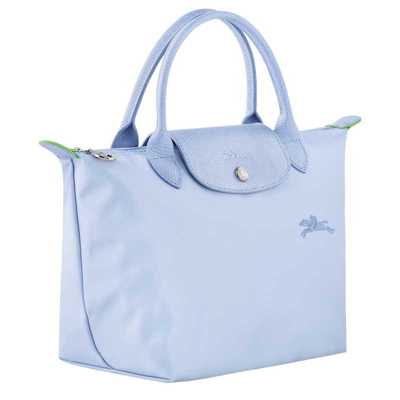 Le Pliage Green S Handbag , Sky Blue - Recycled canvas  - View 3 of 6
