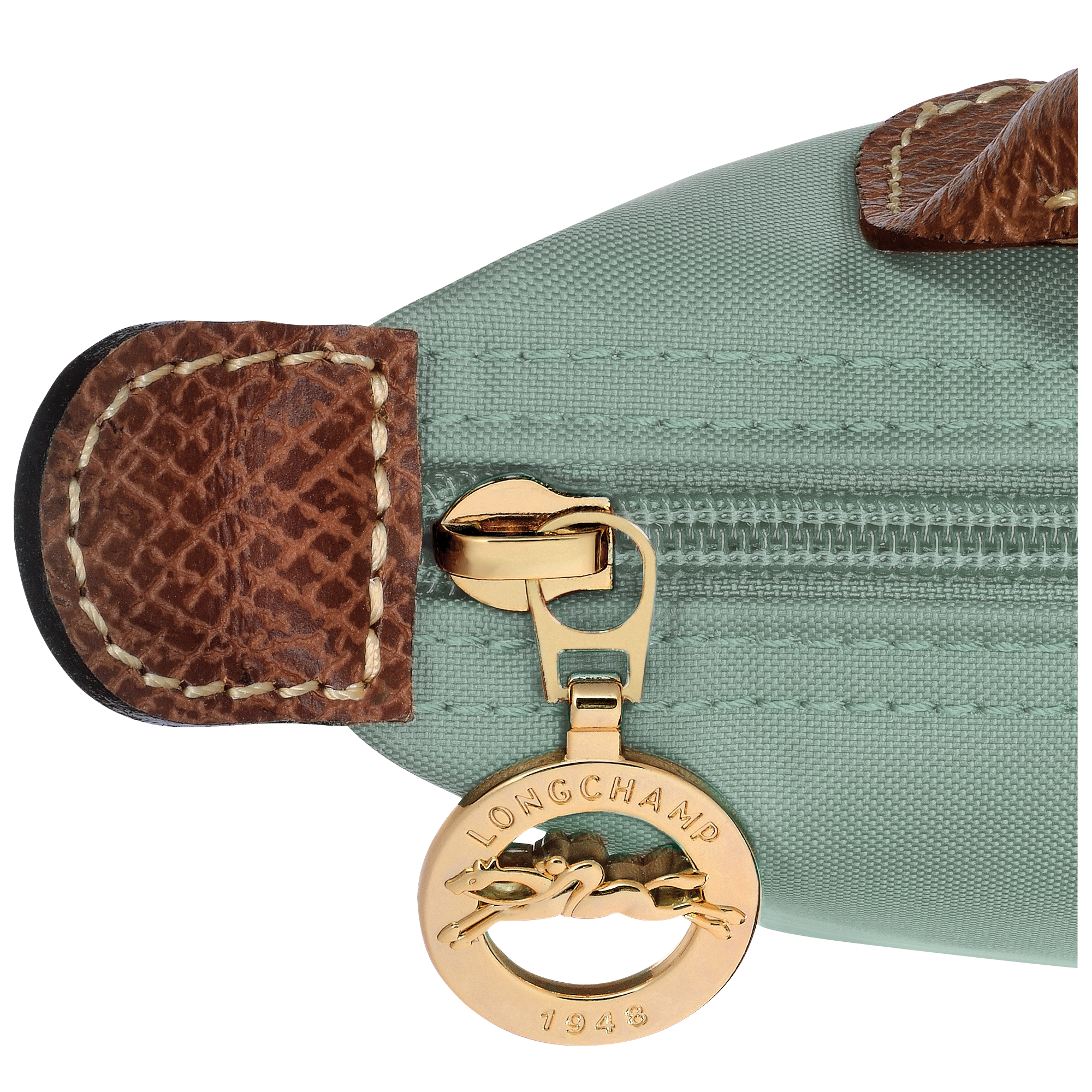 Pochette con manico, Celadon - View 6 of
6 - aumentare lo zoom Le Pliage Original Pochette con manico, Celadon