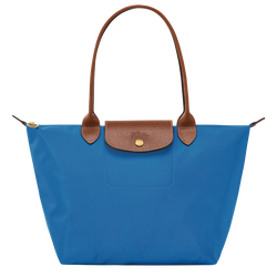 Le Pliage Original M Tote bag , Cobalt - Recycled canvas