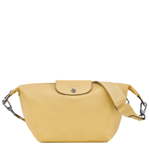 Longchamp Yellow Le Pliage Nylon Hobo