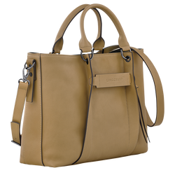 Longchamp 3D Handbag M, Tobacco