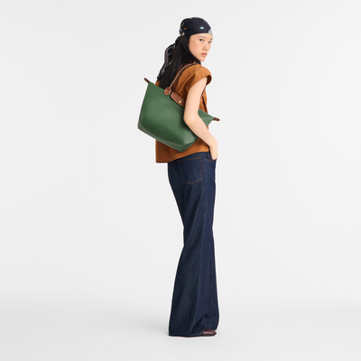 Le Pliage Original 肩揹袋 M , 英式綠色 - 再生帆布
