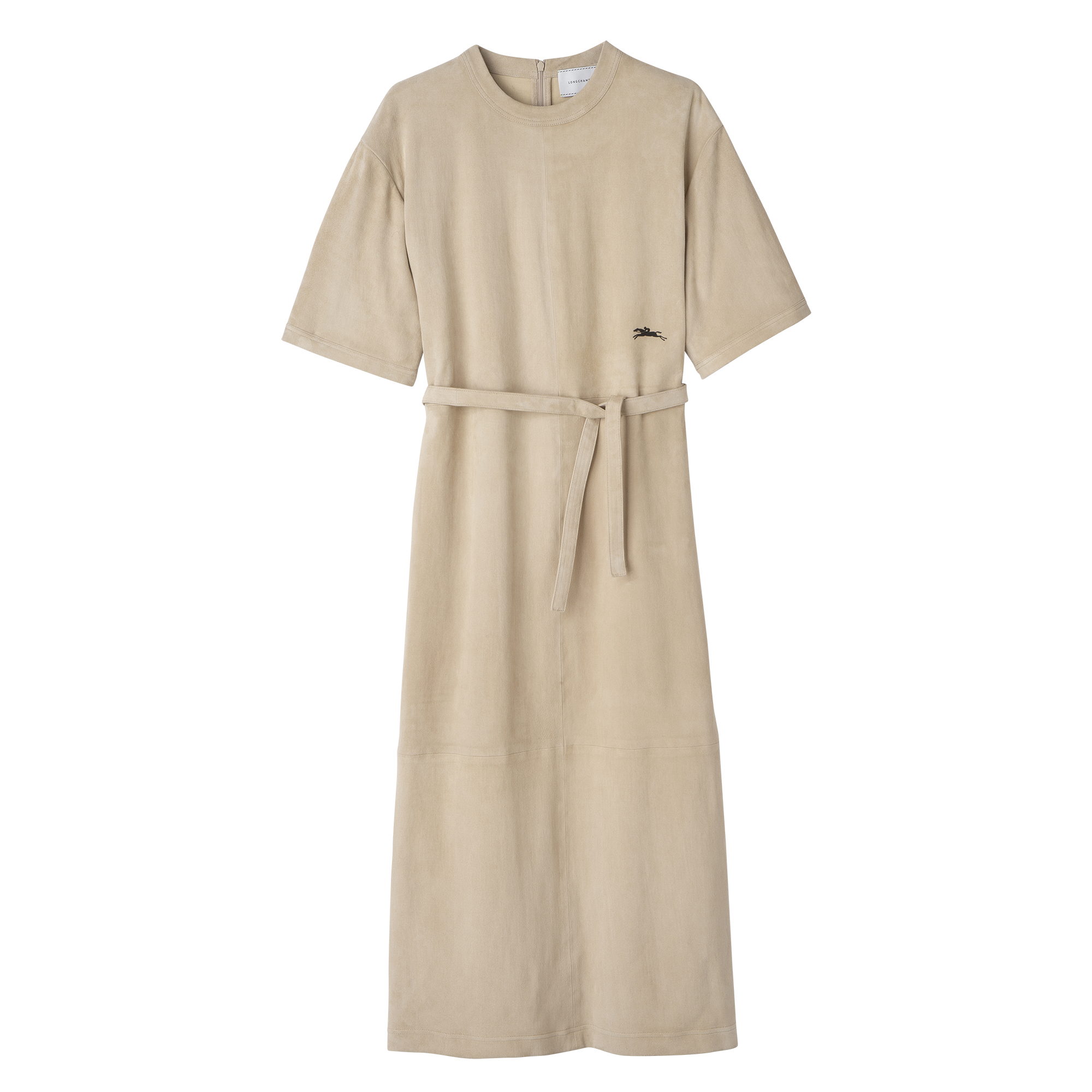 Langes Kleid aus Leder, Leinen - Ansicht 1 von
4 - Zoom vergrößern null Langes Kleid aus Leder, Leinen