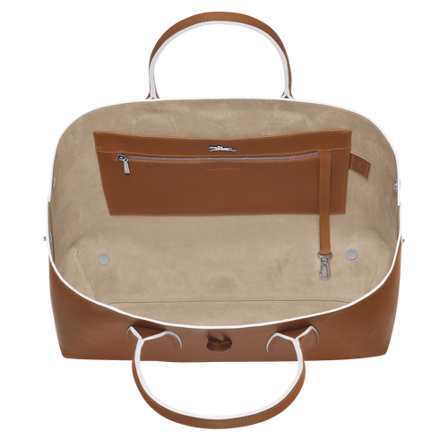Top handle bag L Roseau Cognac (10059HQS504) | Longchamp US Top handle bag L Roseau Cognac (10059HQS504) | Longchamp US