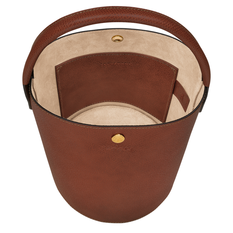 Sac seau S &Eacute;pure , Cuir - Brun  - Vue 5 de 5