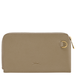 Le Foulonn&eacute; Pouch , Lichen - Leather