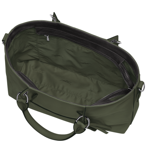Longchamp 3D L Handbag , Khaki - Leather - View 5 of  6