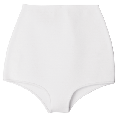 High-waisted panty, White