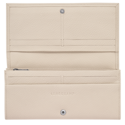Le Roseau Flap wallet , Paper - Leather