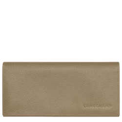 Le Foulonn&eacute; Long continental wallet , Lichen - Leather