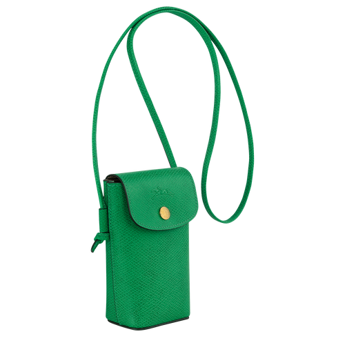 Épure Phone case with leather lace , Green - Leather - View 3 of 4