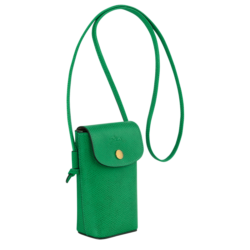 Épure Phone case with leather lace , Green - Leather  - View 3 of 4