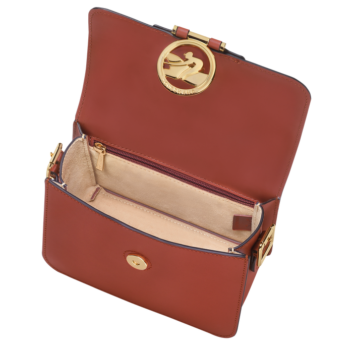 Box-Trot 斜揹袋 S, 赤褐色