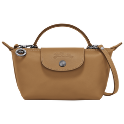 Le Pliage Xtra XS Pouch , Tobacco - Leather