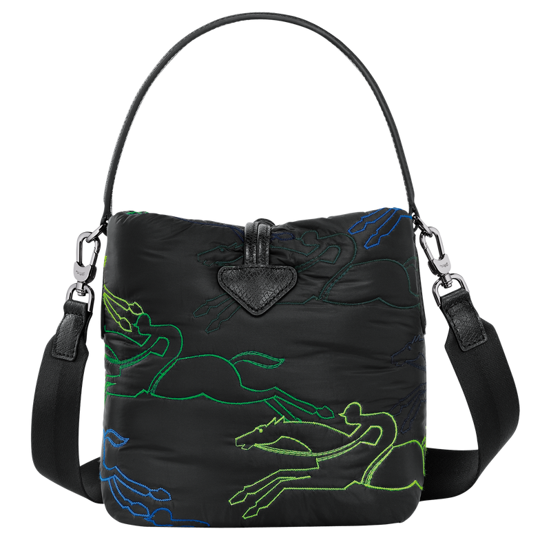 Roseau Essential S Bucket bag , Black - Canvas  - View 4 of  5