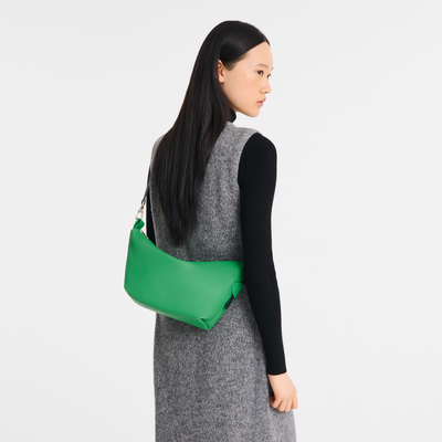 Sac bandoulière S Le Slouchy , Cuir - Vert