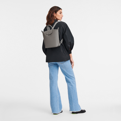 Le Pliage Xtra 後背包 S , 斑鳩色 - 皮革