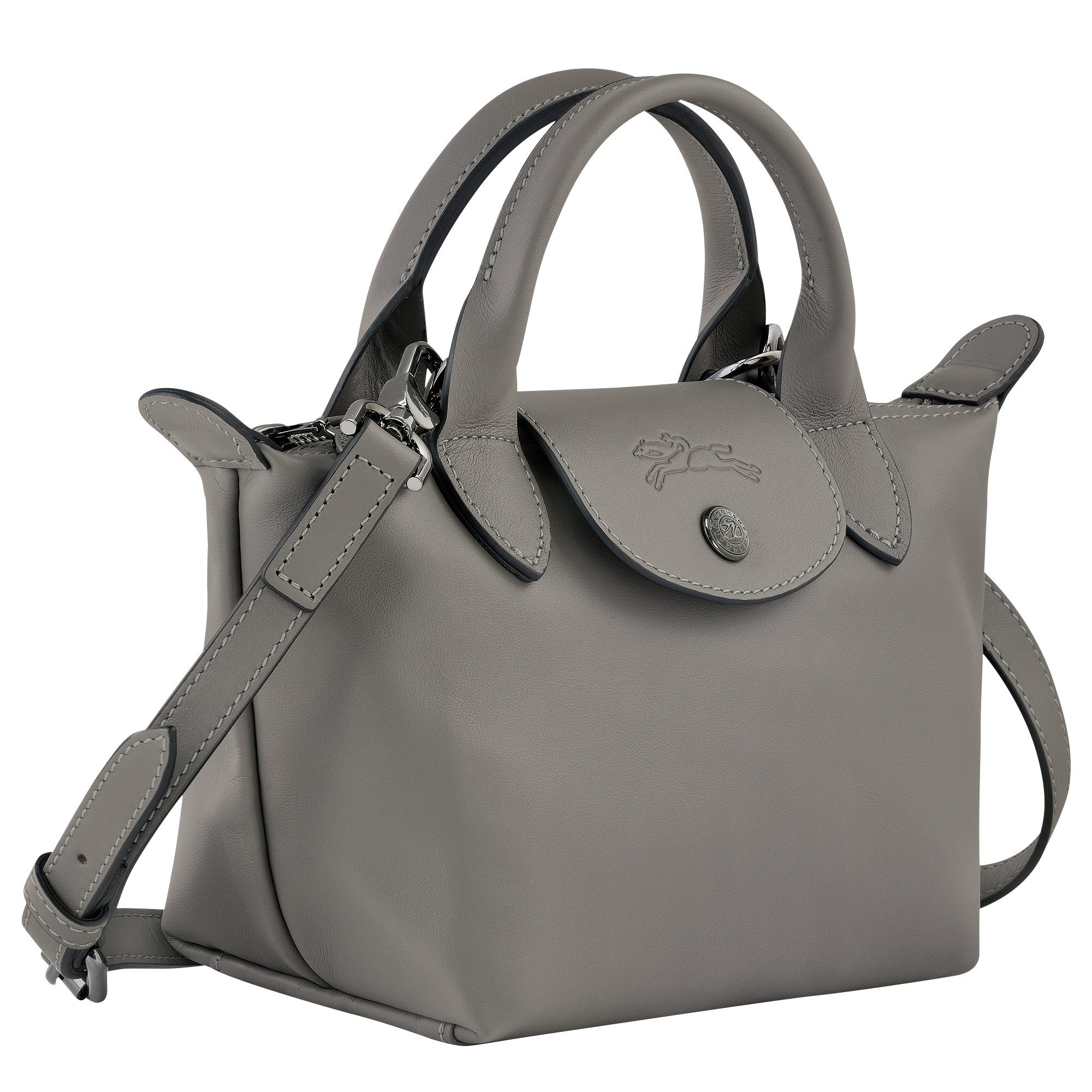 Sac à main XS, Tourterelle - Vue 3 de
6 - agrandir le zoom Le Pliage Xtra Sac à main XS, Tourterelle