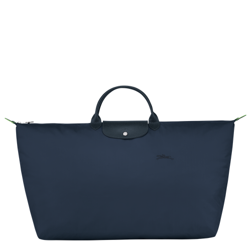 Le Pliage Green M Travel bag , Navy - Recycled canvas - View 1 of 5