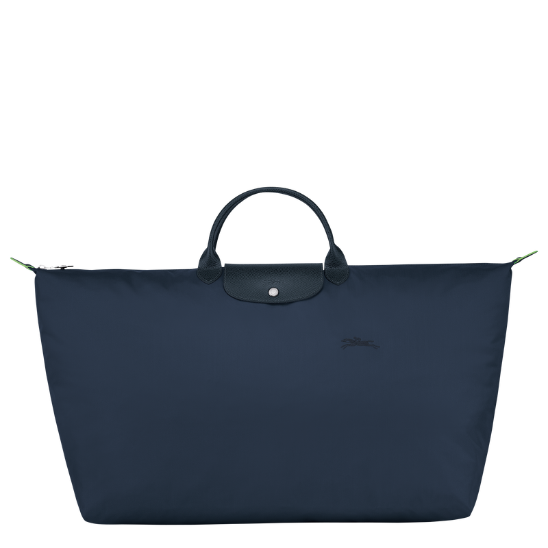 Le Pliage Green M Travel bag , Navy - Recycled canvas  - View 1 of 5