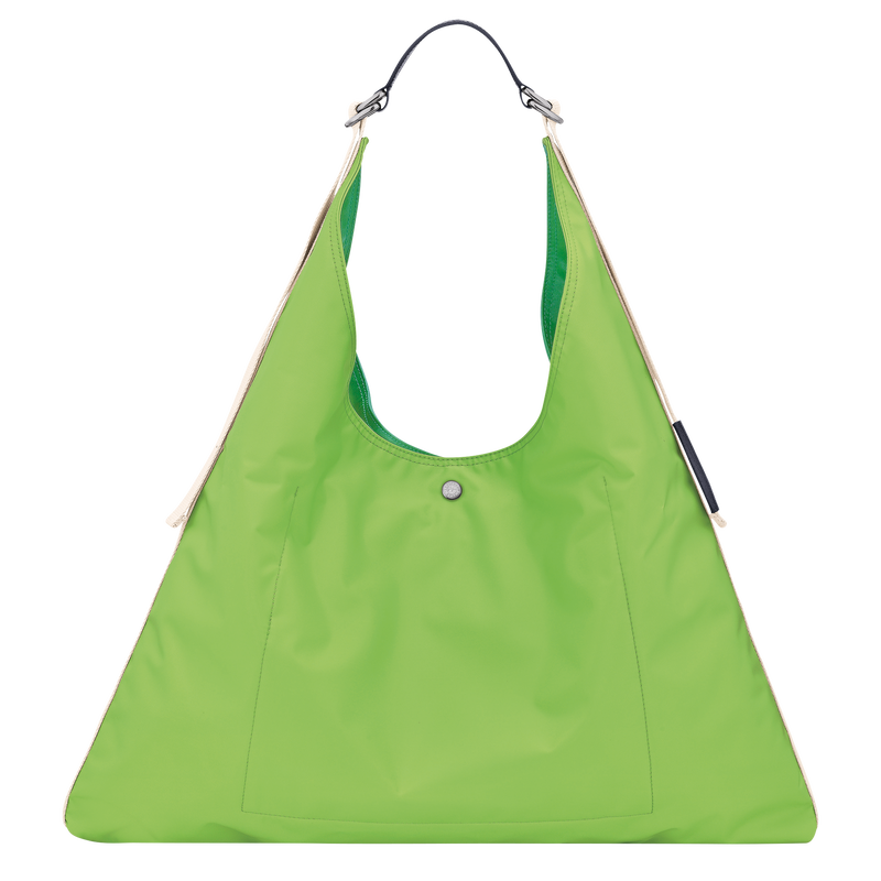 Sac port&eacute; &eacute;paule Re-Play , Toile - Vert/Vert Lumi&egrave;re  - Vue 4 de 5