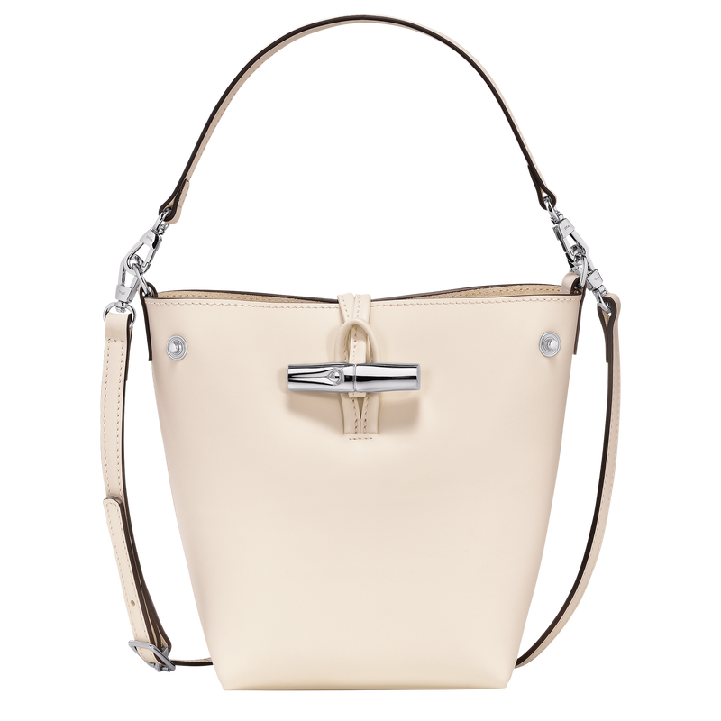 Le Roseau XS Bucket bag , Ecru - Leather  - View 1 of  2