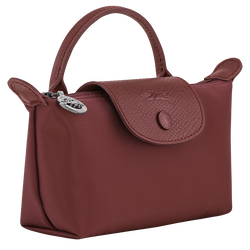 Le Pliage One Pouch , Burgundy - Canvas