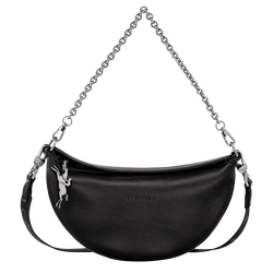 Smile S Crossbody bag , Black - Leather