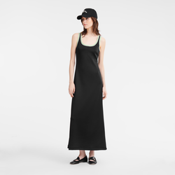 Long dress , Black - Jersey