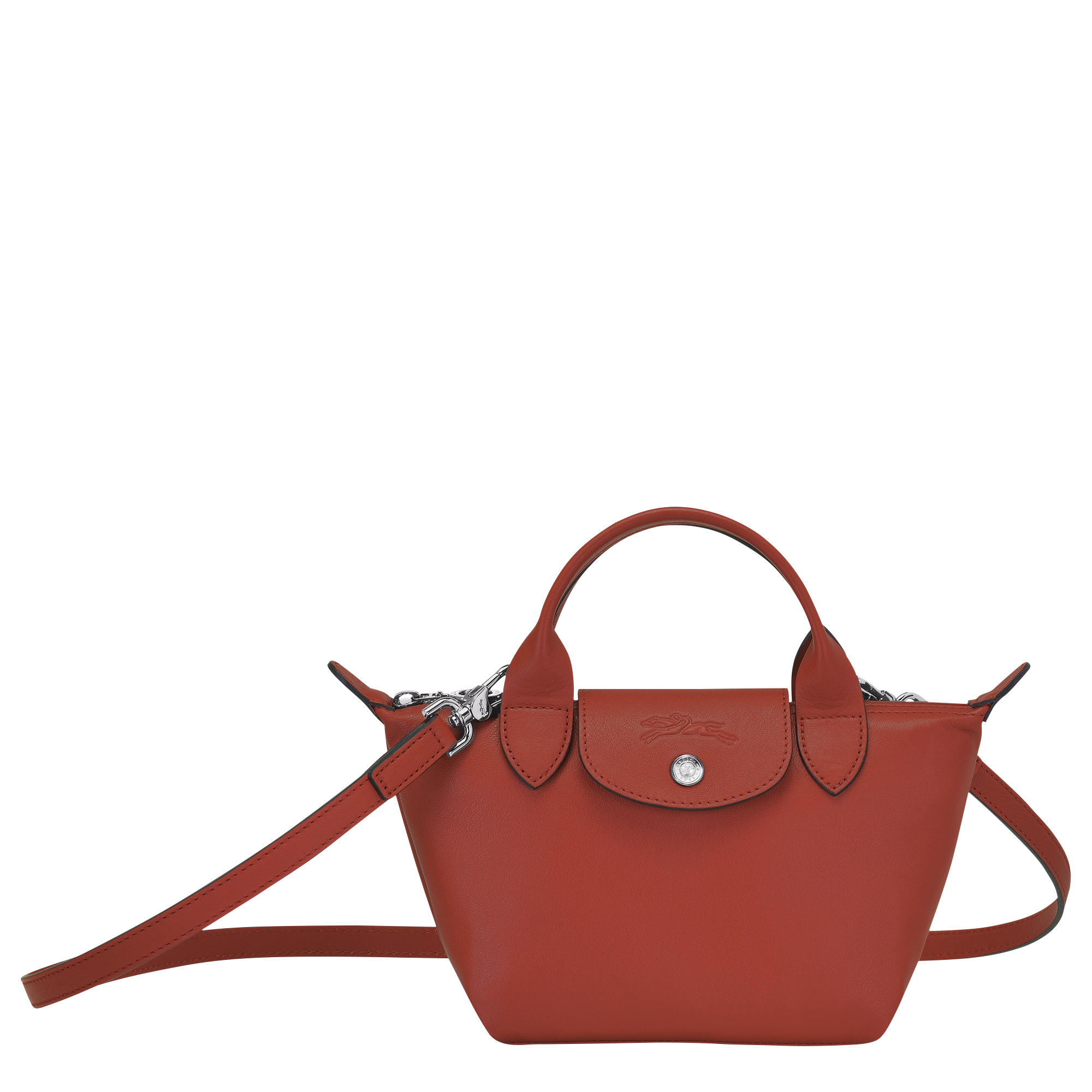 Top handle bag XS Le Pliage Cuir Sienna 