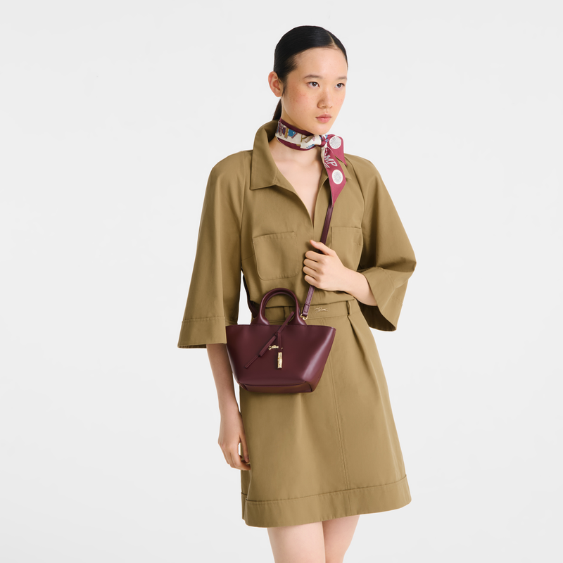 Le Roseau 手提包 , 酒紅色 - 皮革  - 查看 2 6