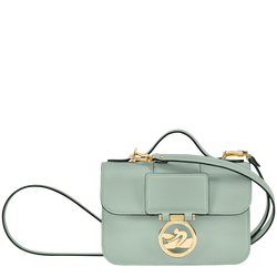 Sac bandoulière XS Box-Trot , Cuir - Vert de Gris